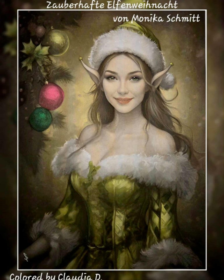 Elfe aus Zauberhafte Elfenweihnacht, col. Claudia D. (C) Monika Schmitt www.monikaschmitt.de