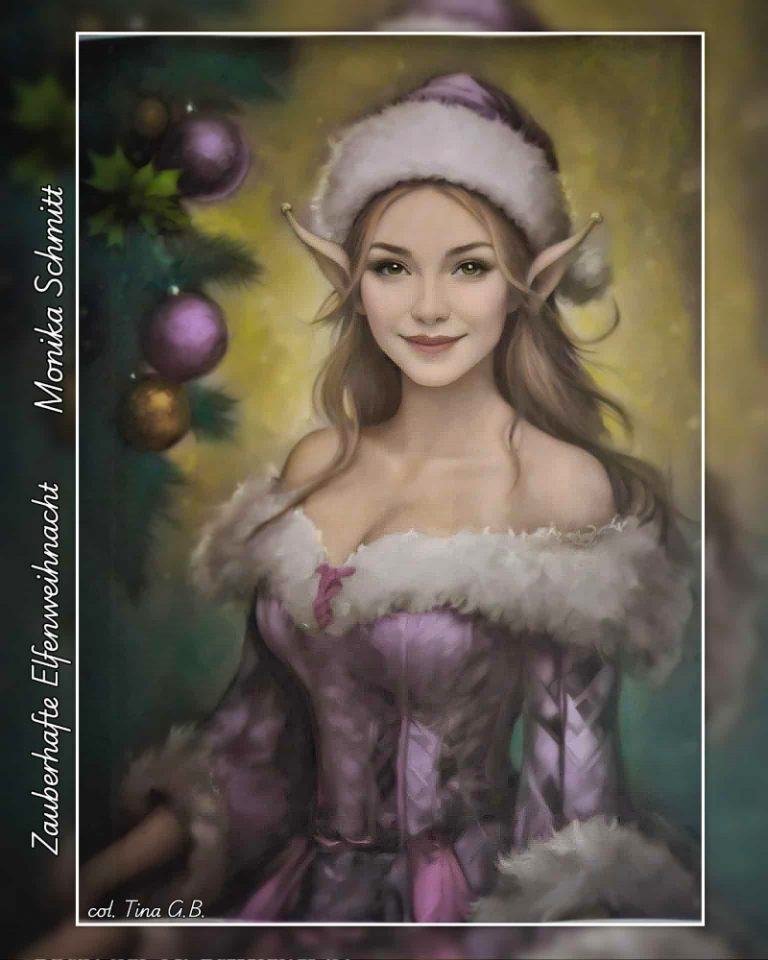 Elfe aus Zauberhafte Elfenweihnacht, col. Tina G.B. (C) Monika Schmitt www.monikaschmitt.de