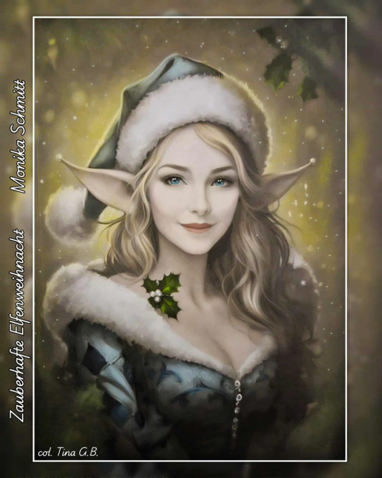 Elfe, aus Zauberhafte Elfenweihnacht, col. Tina G.B. (C) Monika Schmitt www.monikaschmitt.de