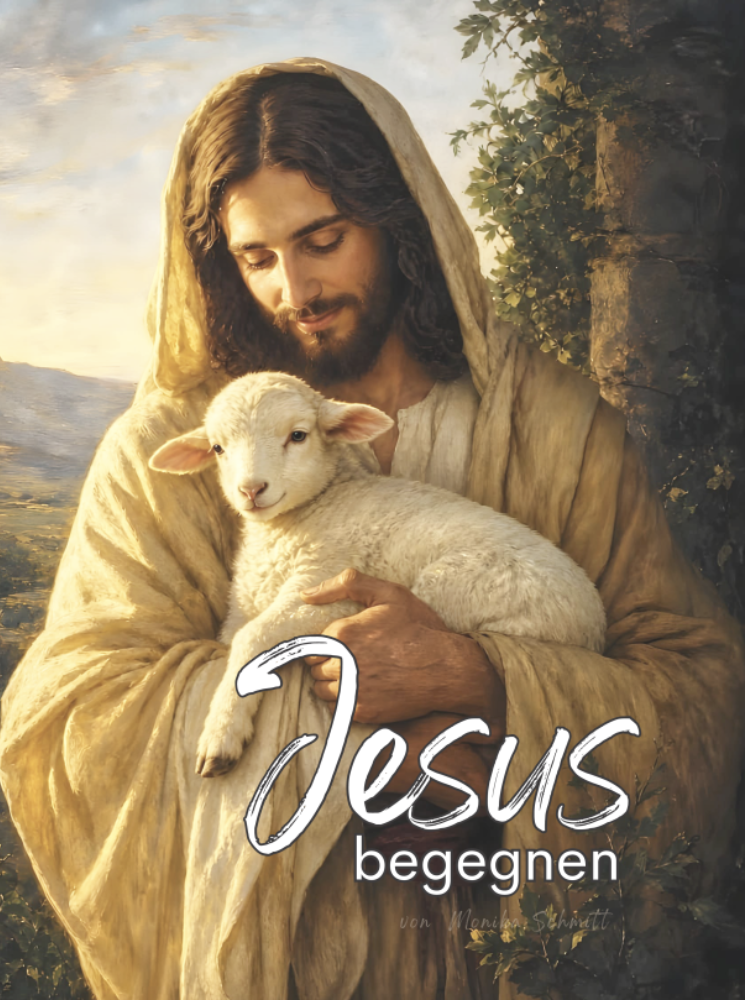 Jesus begegnen Malbuch von Monika Schmitt, mit Bibelversen aus der Elberfelder Bibel von 1905