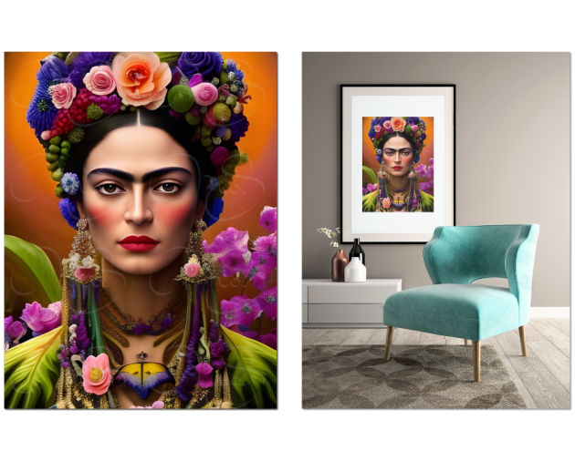 Homage to Frida Kahlo 5 © Monika Schmitt Digitaldruck auf Premium Fotopapier