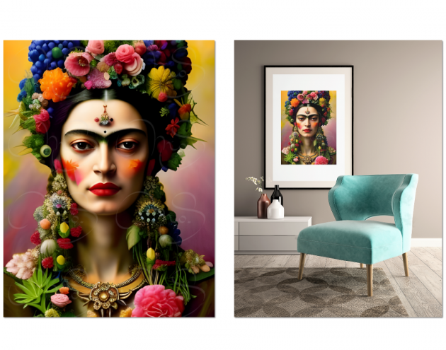 Homage to Frida Kahlo 6 © Monika Schmitt Digitaldruck auf Premium Fotopapier
