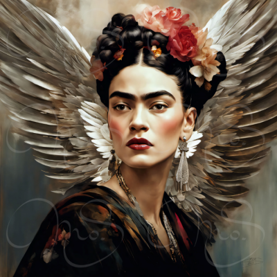 Homage to Frida Kahlo Spread your Wings No.1 (C) Monika Schmitt www.monikaschmitt.de -