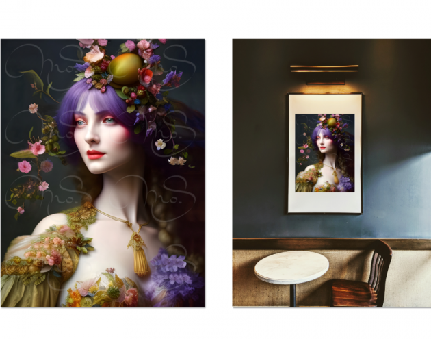 Lady Florentina © Monika Schmitt Digitaldruck auf Premium Fotopapier