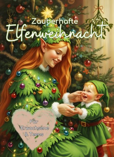 Zauberhafte Elfenweihnacht Graustufenmalbuch (C) Monika Schmitt Zauberhafte Elfenweihnacht Graustufenmalbuch (C) Monika Schmitt www.monikaschmitt.de